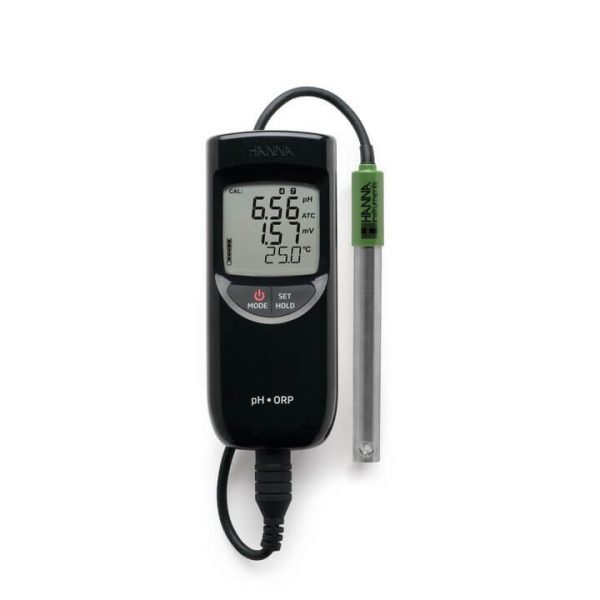 MEDIDOR PORTÁTIL DE PH/ORP/TEMPERATURA IMPERMEABLE CON SISTEMA SENSOR CHECK™ HI991003